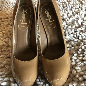 YSL Yves Saint Laurent Pumps Shoes Heels Size 37